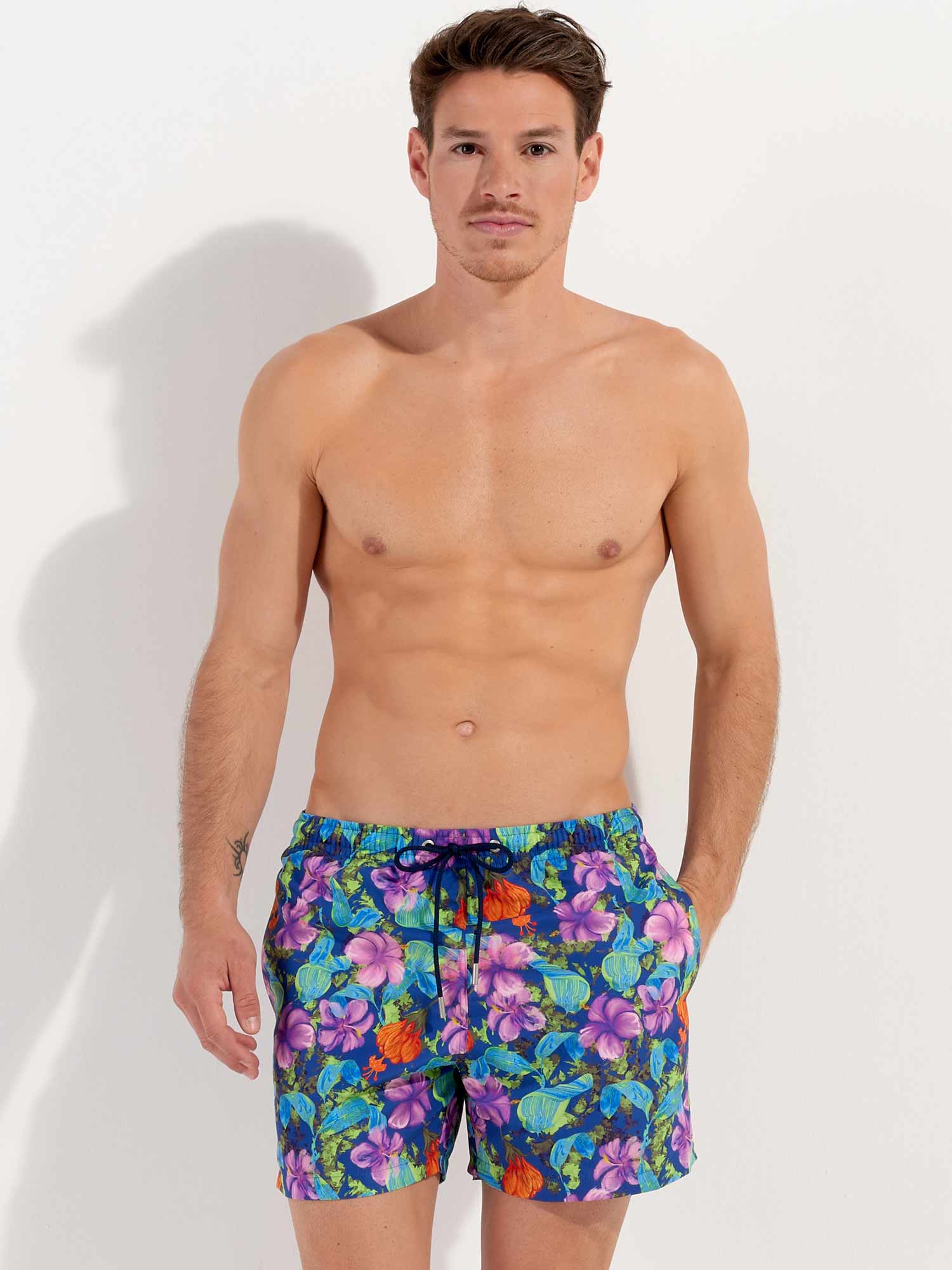 HOM  Beach Boxer - Balata - navy