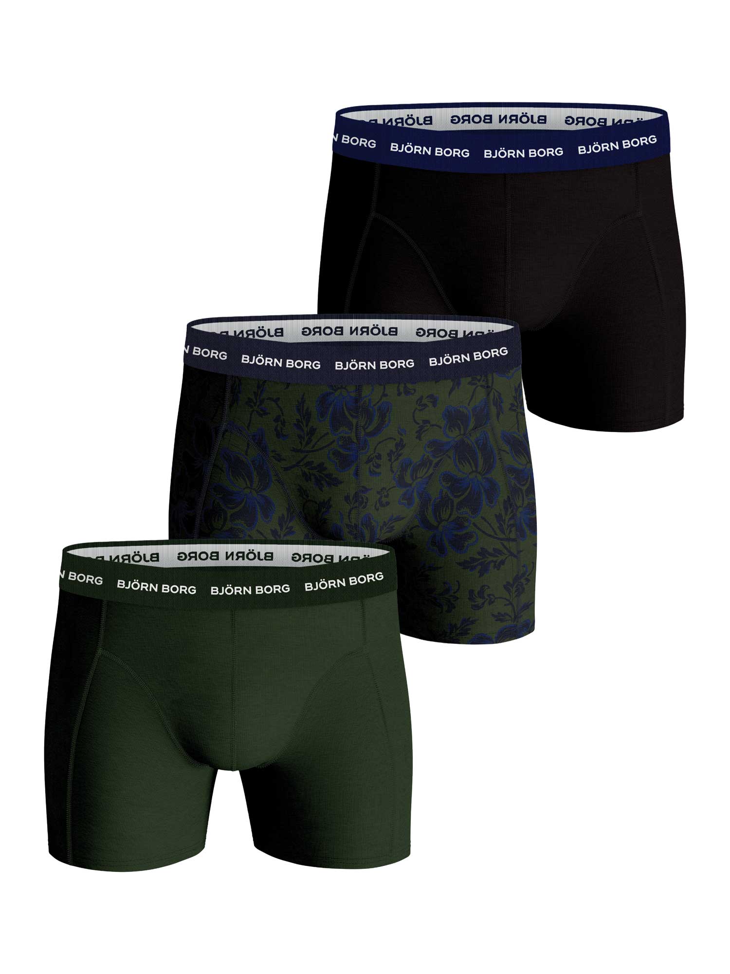 Björn Borg - Ess. Cotton Shorts - 3 pack -