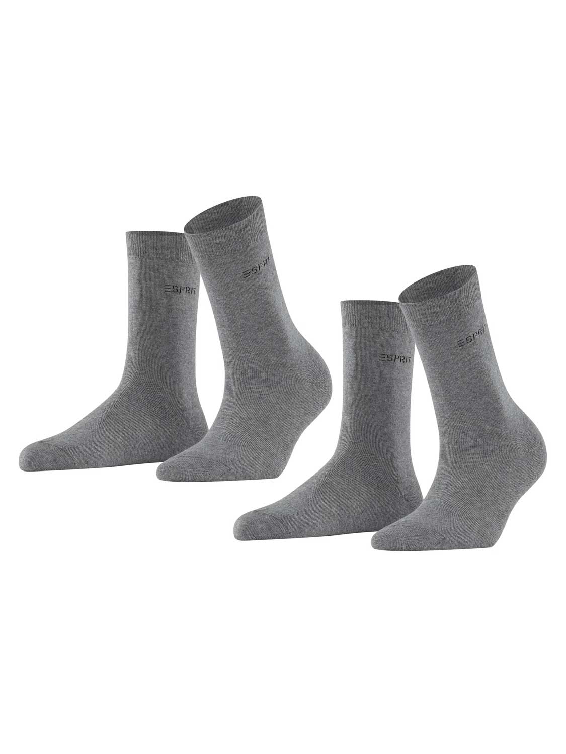 Esprit 2p Socks Uni Women grijs