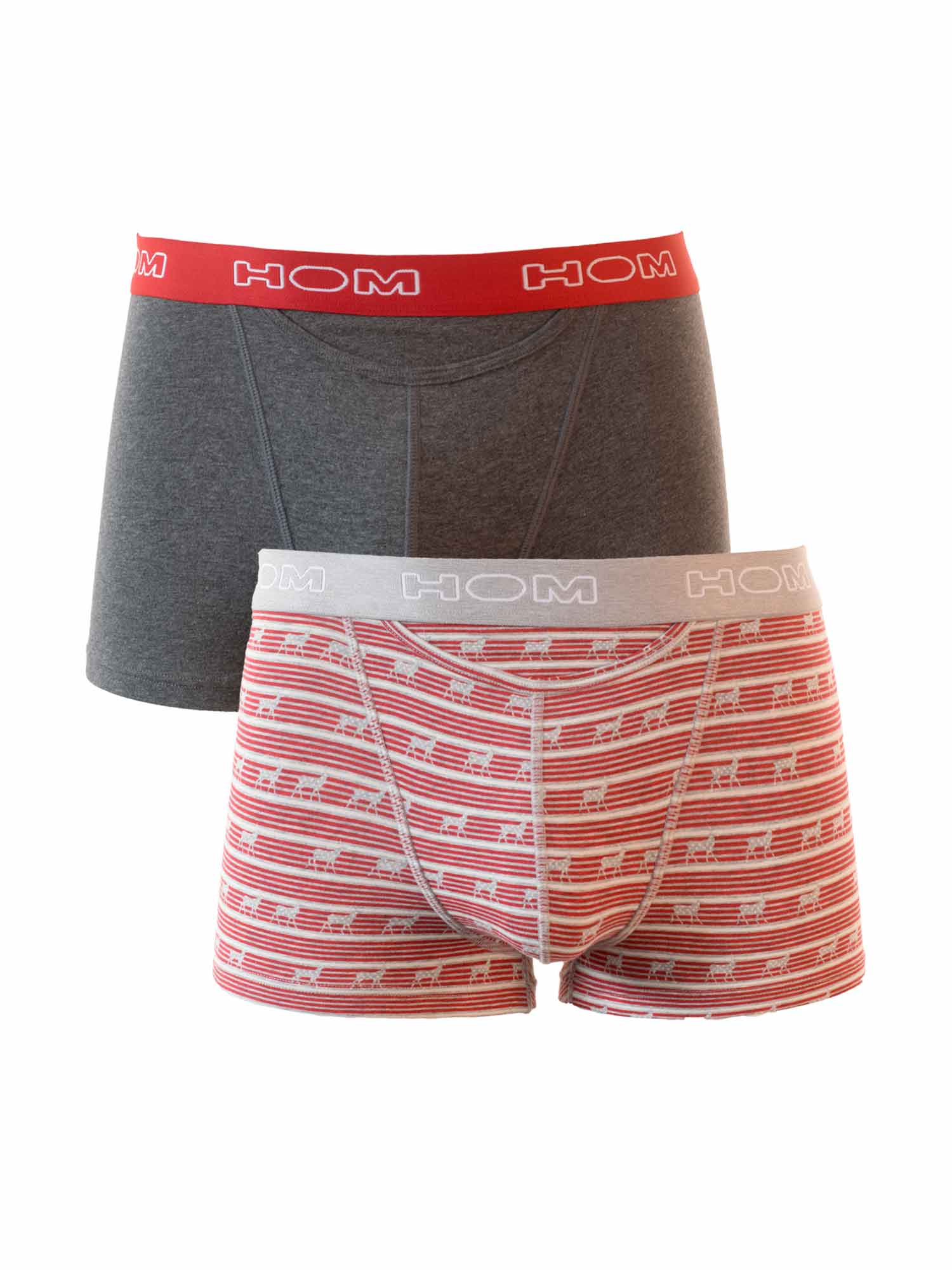 HOM - 2p Boxer Briefs HO1 - Xmas - zwart