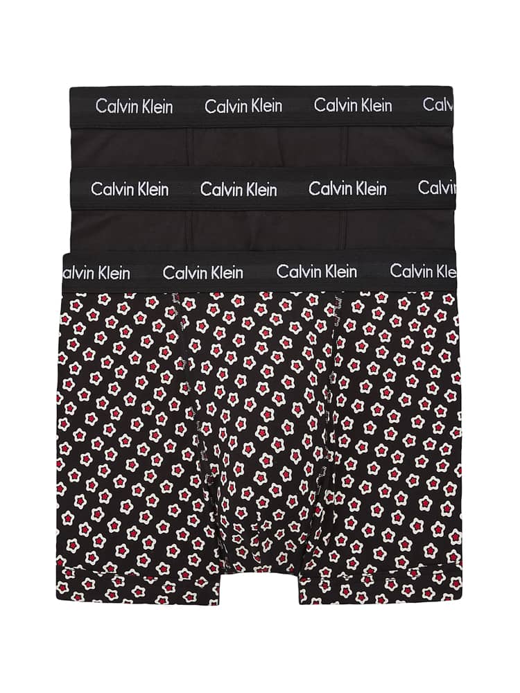 Calvin Klein 3p Trunk Cotton Stretch