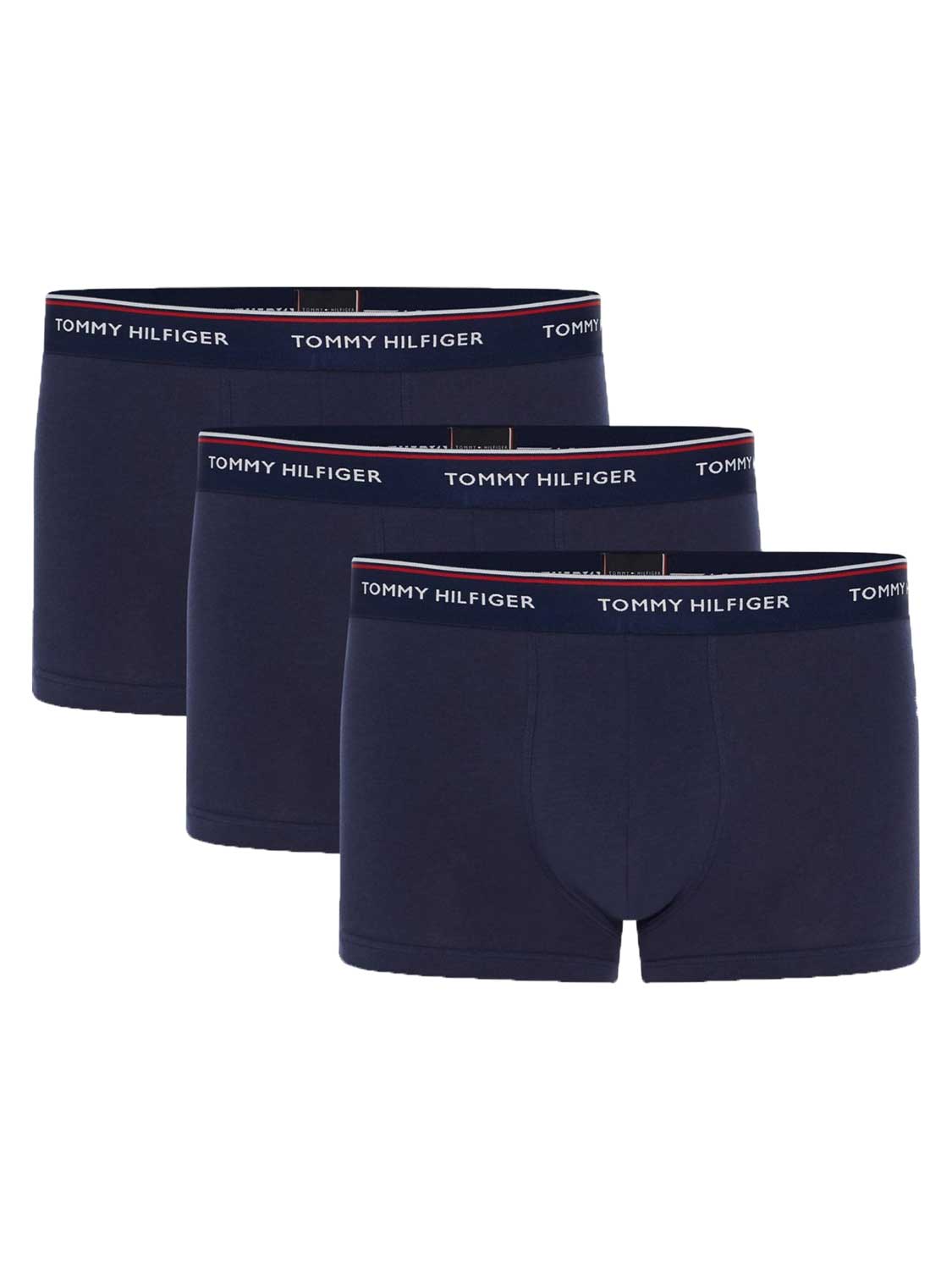 Tommy Hilfiger - Heren Onderbroeken 3-Pack Trunks Peacoat - Blauw - Maat L