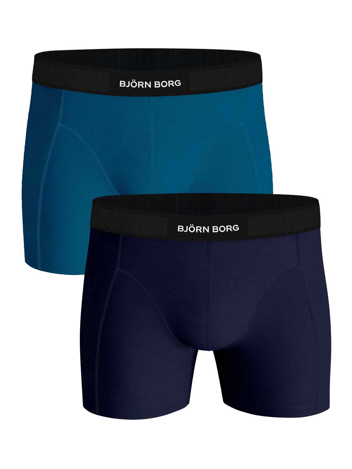 Björn Borg premium cotton stretch 2P boxers basic blauw II - L