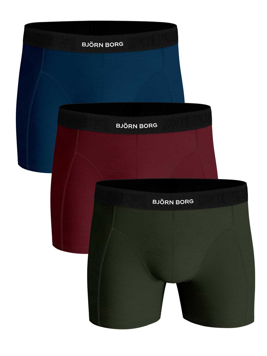 Bjorn Borg 3-pack heren boxershorts Premium Cotton - Colour - M