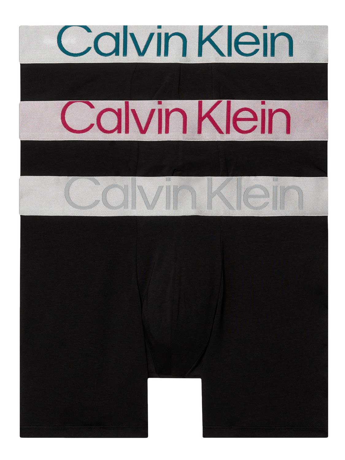 Calvin Klein - 3p Boxer Briefs - Steel Cotton -