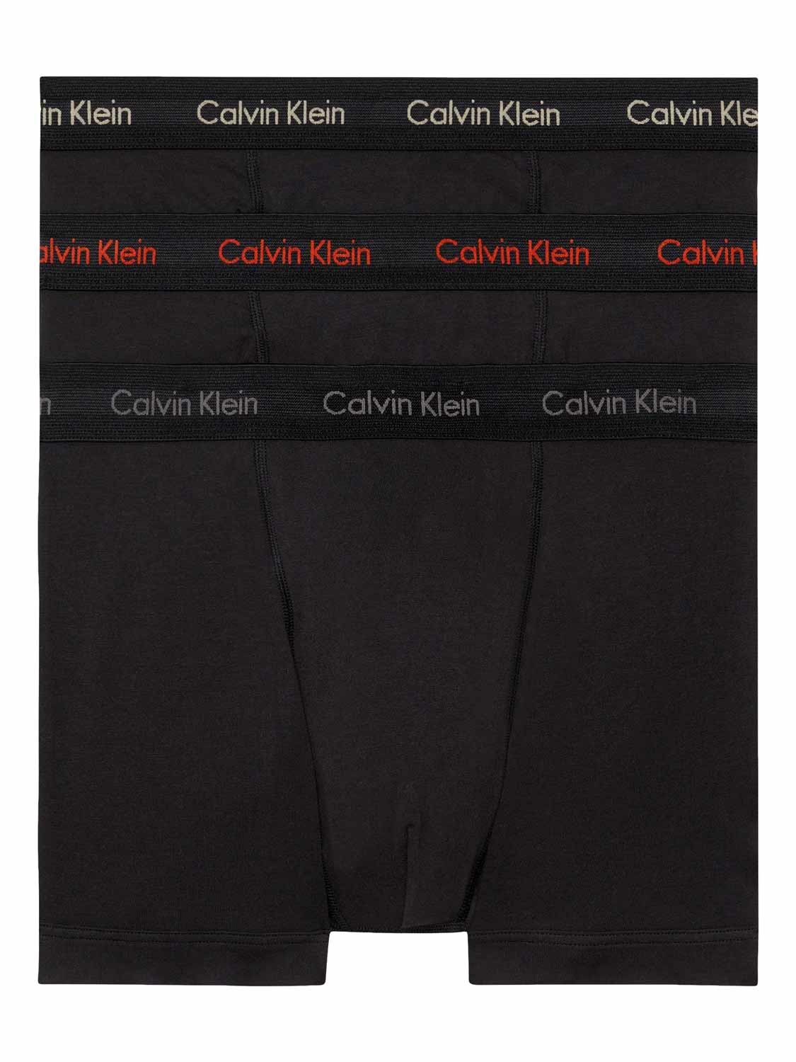 Calvin Klein - 3p Trunk - Cotton Stretch -