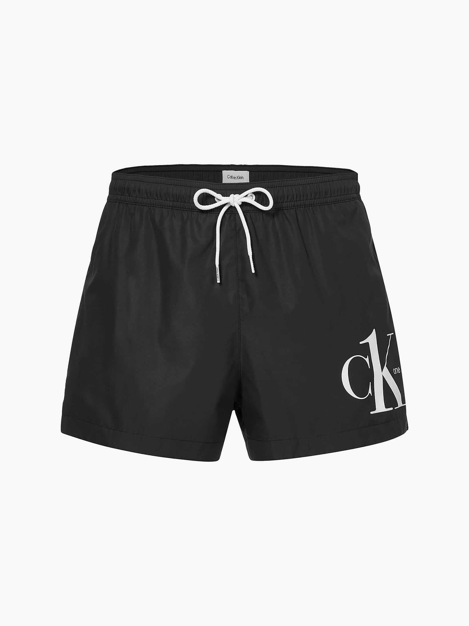 Calvin Klein Underwear Short Drawstring Zwembroeken - Zwart