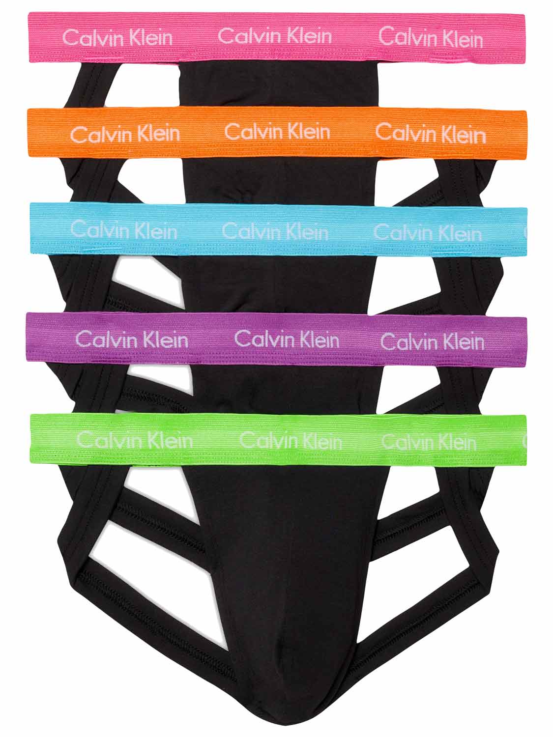 Calvin Klein - 5p Jockstrap - Cotton Stretch -