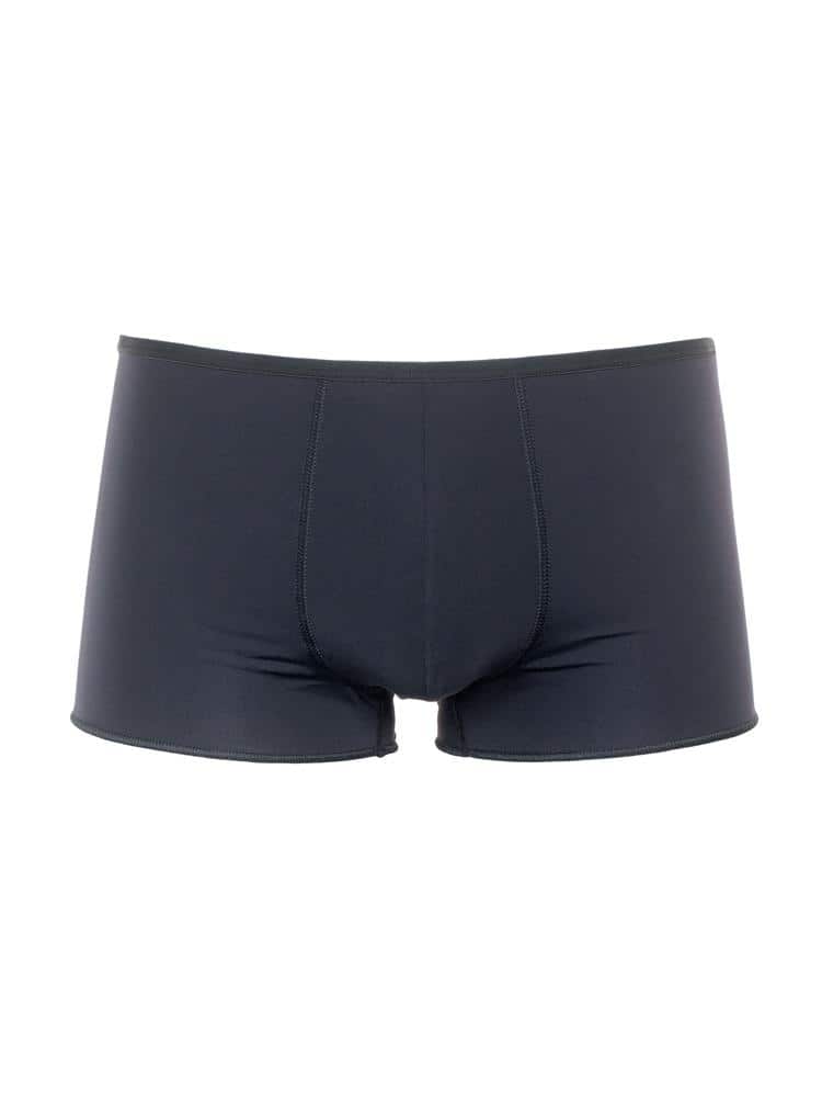 HOM Plumes trunk (1-pack) - heren boxer microfiber kort - zwart - Maat: XXL