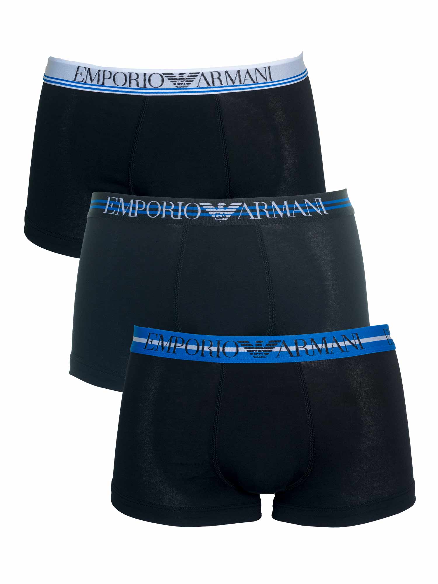 Emporio Armani 3p Trunk Mixed Waistband