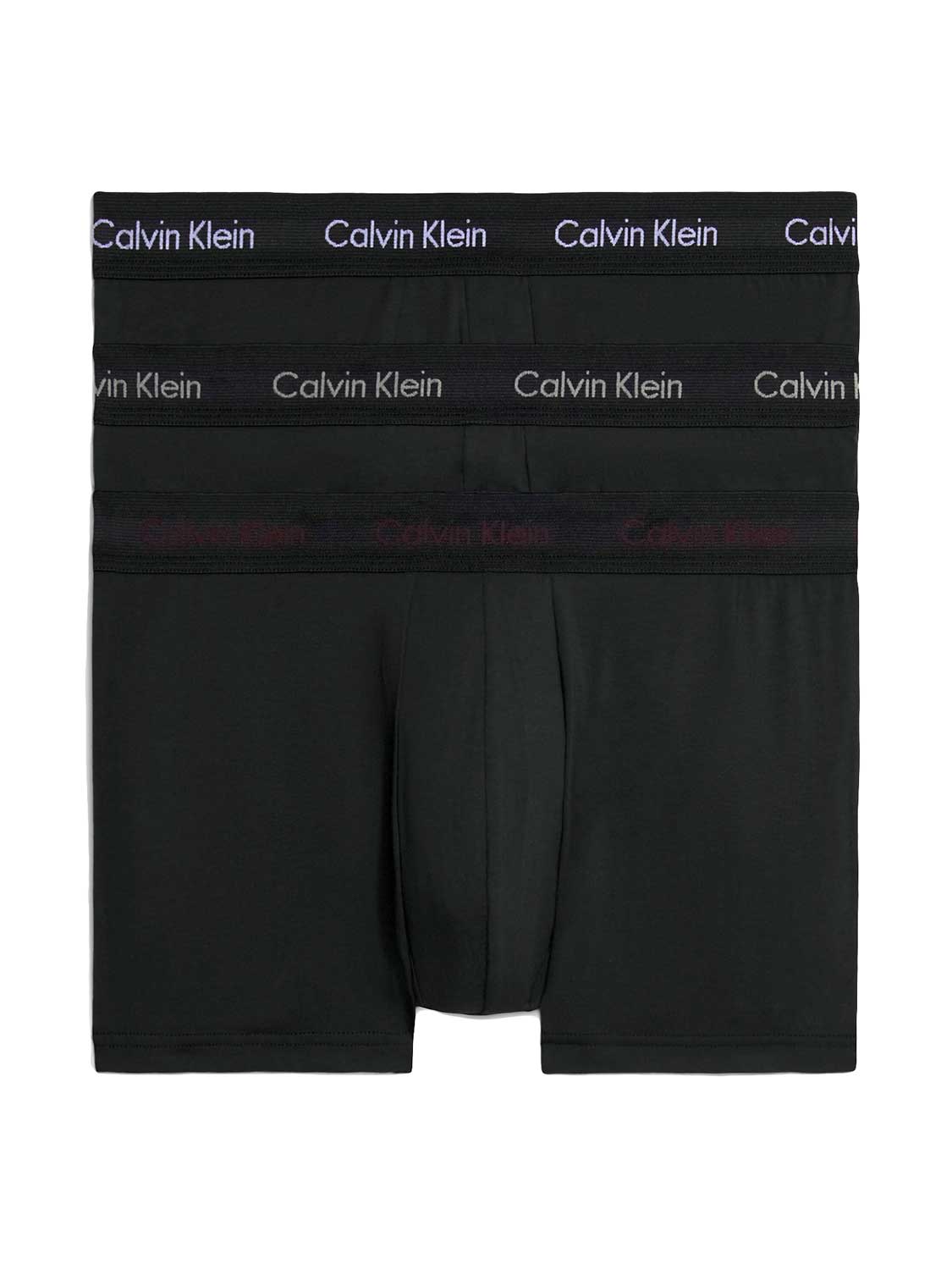Calvin Klein - 3p Low R. Trunk - Cotton Stretch -