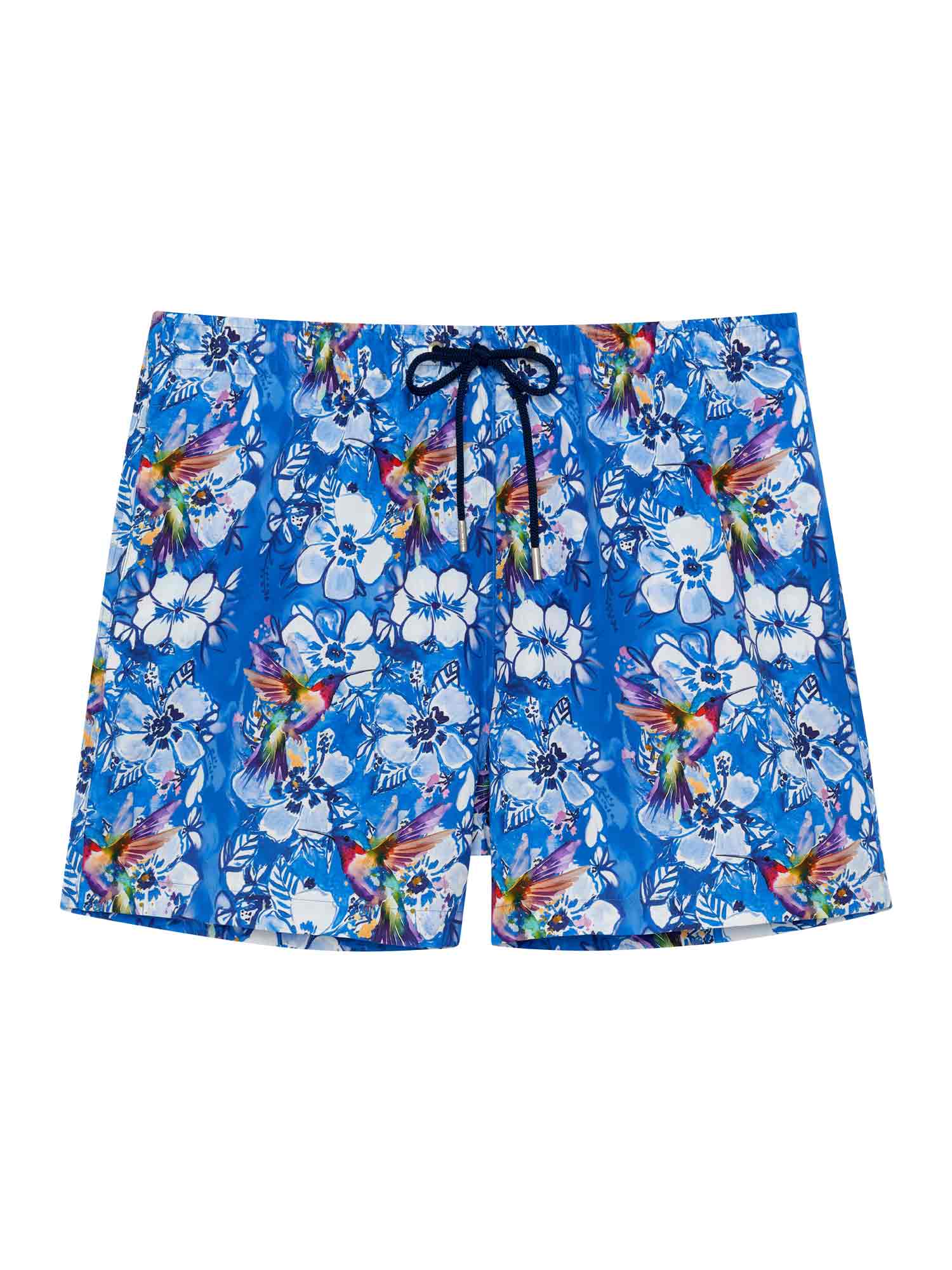 HOM  Beach Boxer - Colibris - blauw