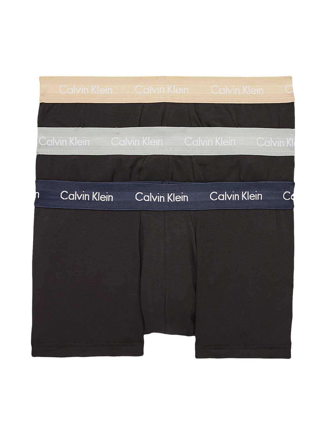 Calvin Klein 3p Low Rise Trunk Cotton Stretch