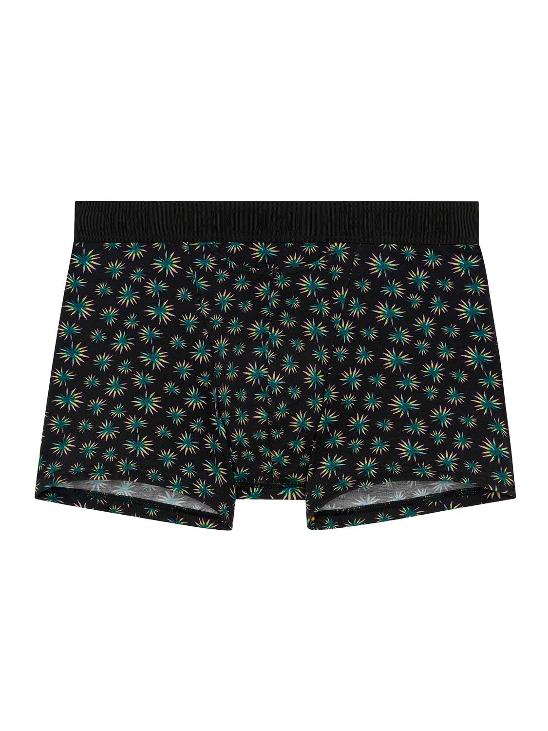 HOM - Dizzy boxer briefs H01 - Black print - mannen - S