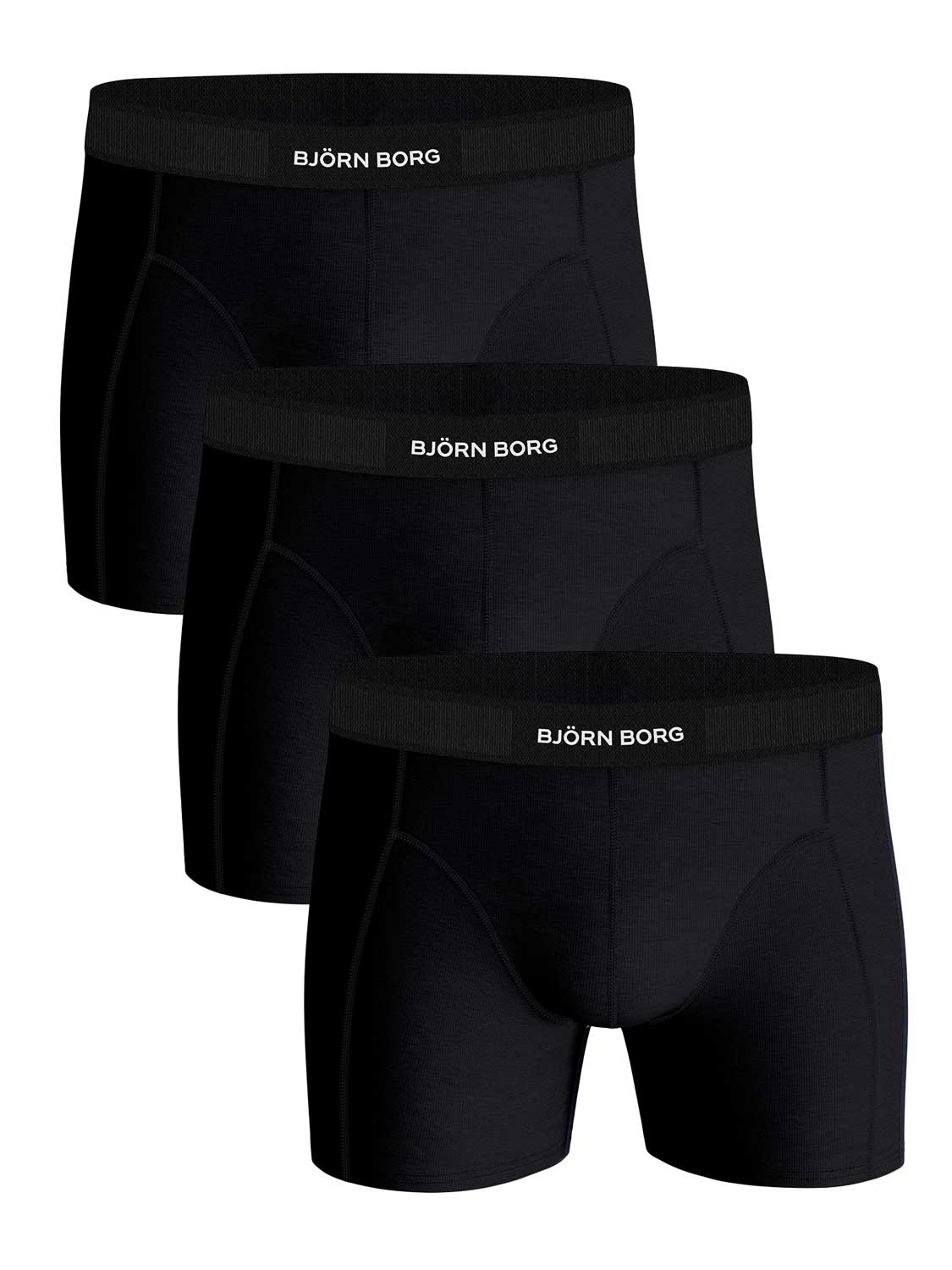 Björn Borg Cotton Stretch boxers - heren boxers normale lengte (3-pack) - multicolor - Maat: XXL