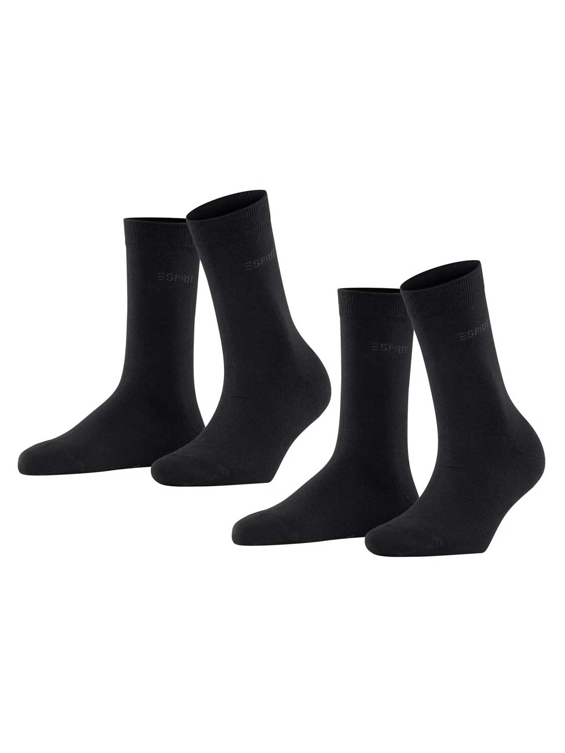 Esprit 2p Socks Uni Women zwart