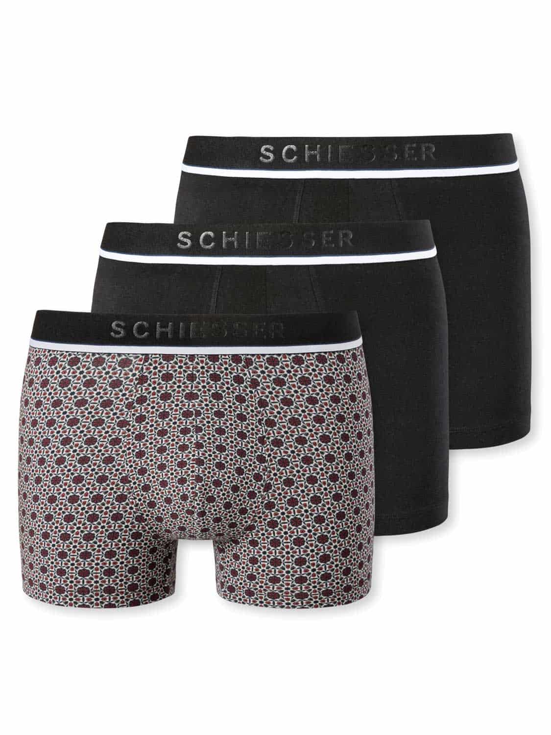 Schiesser 95/5 3 pack Heren Shorts XXL