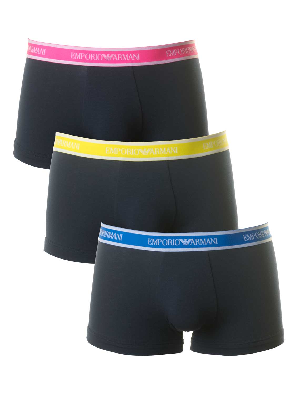 Emporio Armani - Heren - 3-pack Boxershort - Donkerblauw - S