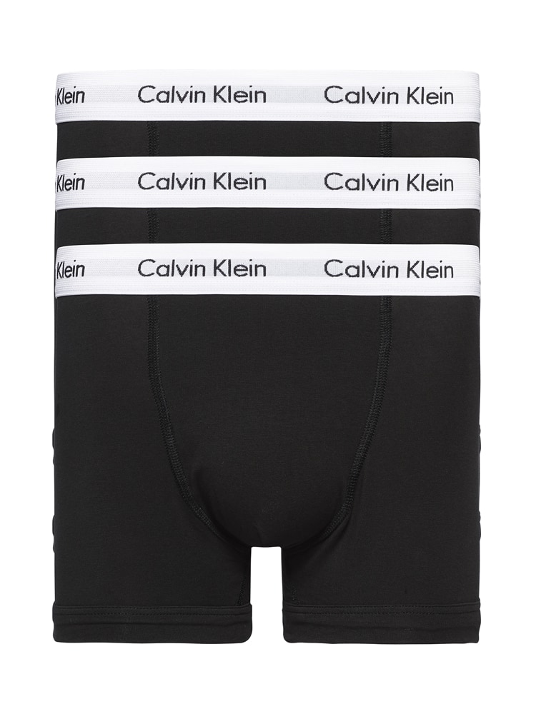 Calvin Klein - 3p Trunk - Cotton Stretch -