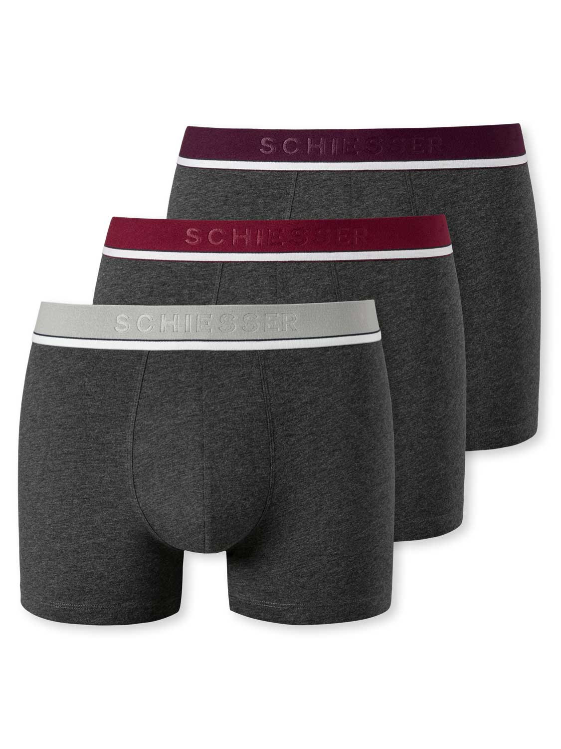 Schiesser 95/5 Organic 3PACK Shorts Heren Onderbroek - Maat XL