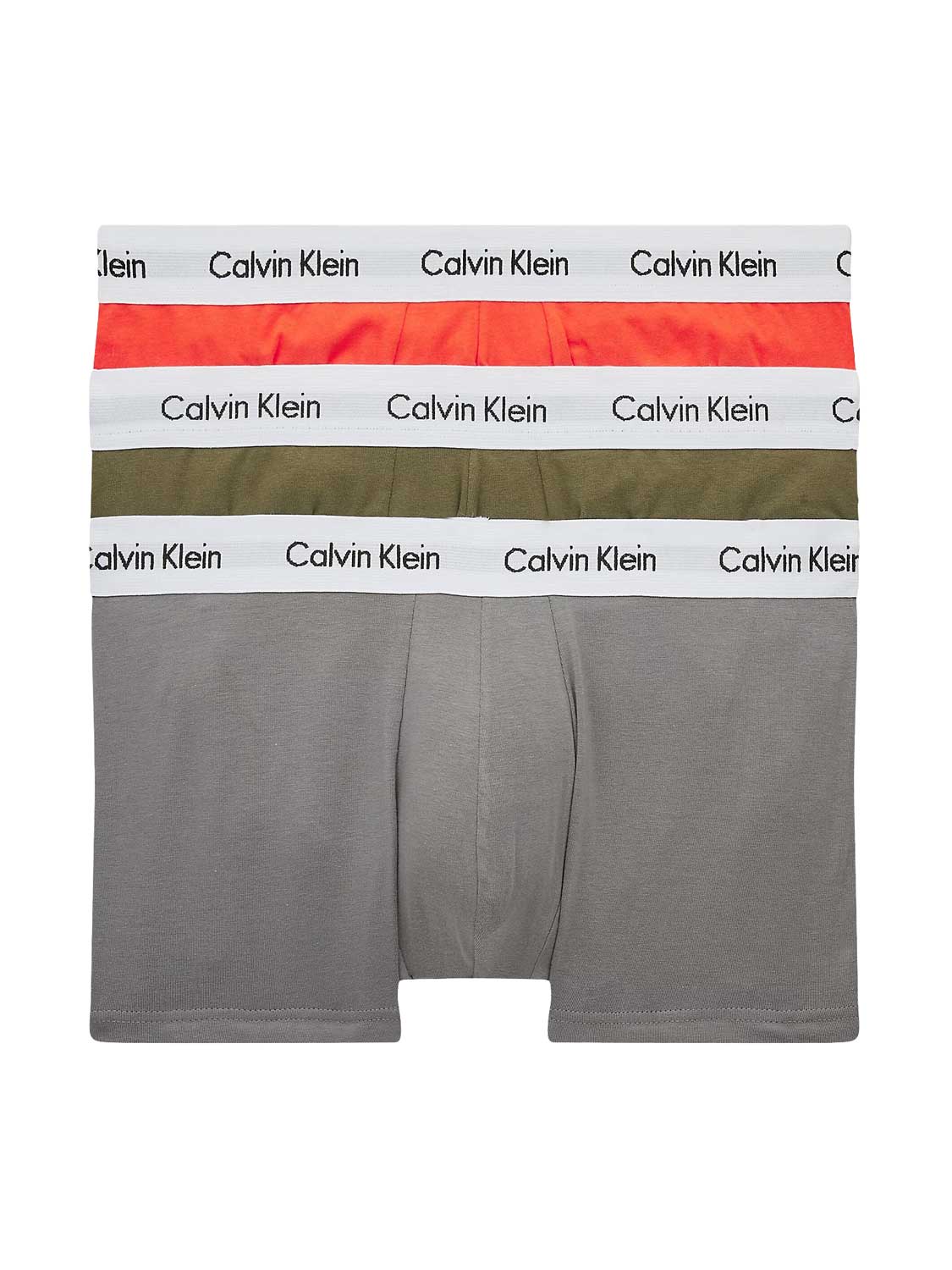 Calvin Klein 3p Low Rise Trunk Cotton Stretch