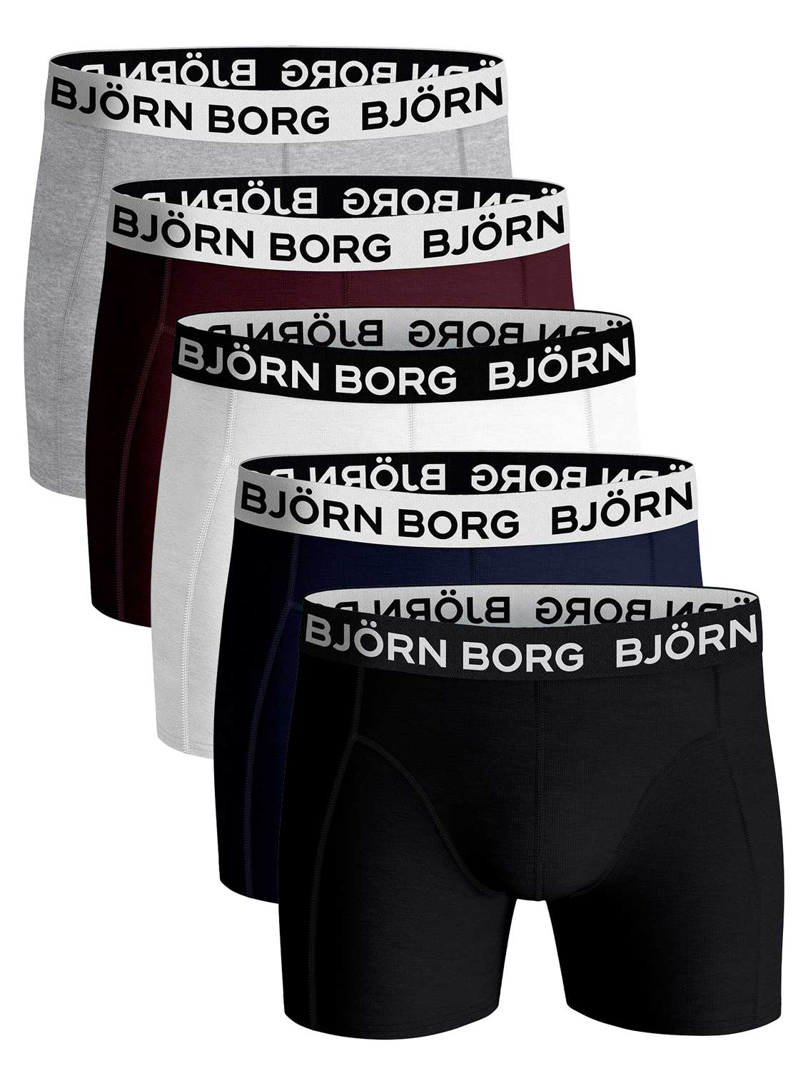 Bjorn Borg 5-pack Essental boxershorts basic color