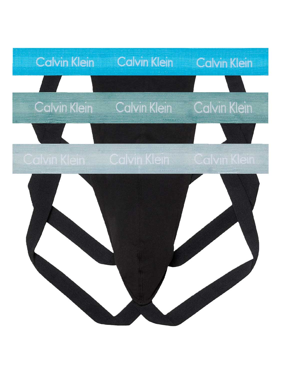 Calvin Klein - 3p Jockstrap - Cotton Stretch -