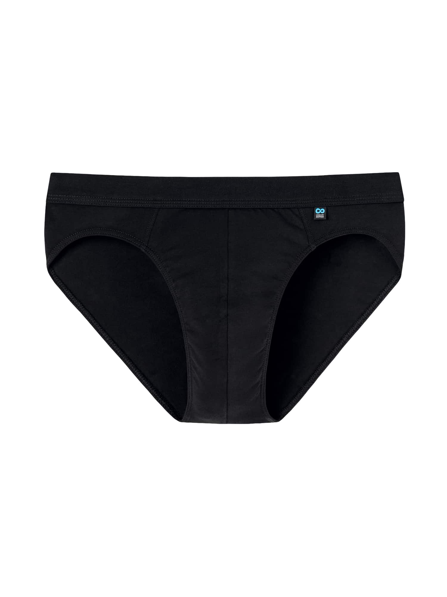 Schiesser - Long Life Cotton - Rio-Slip - zwart
