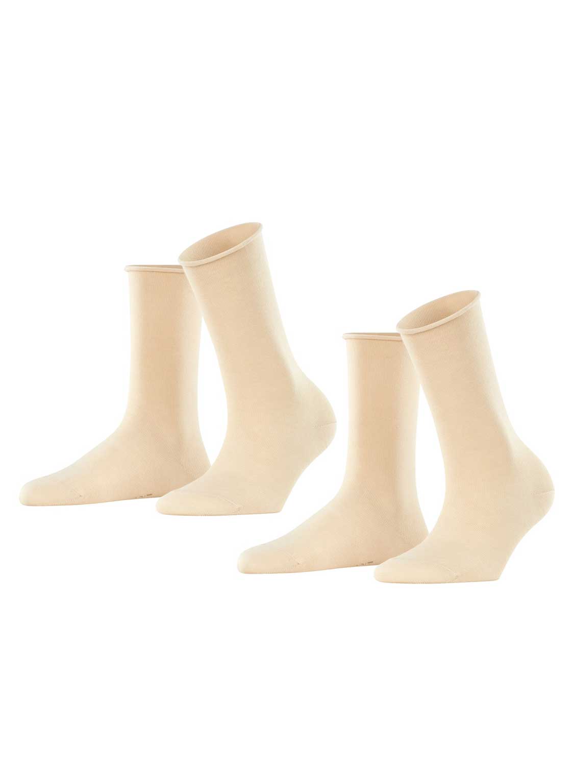 Esprit Basic Pure Sokken Dames 2-PACK 19583 4011 cream 35-38