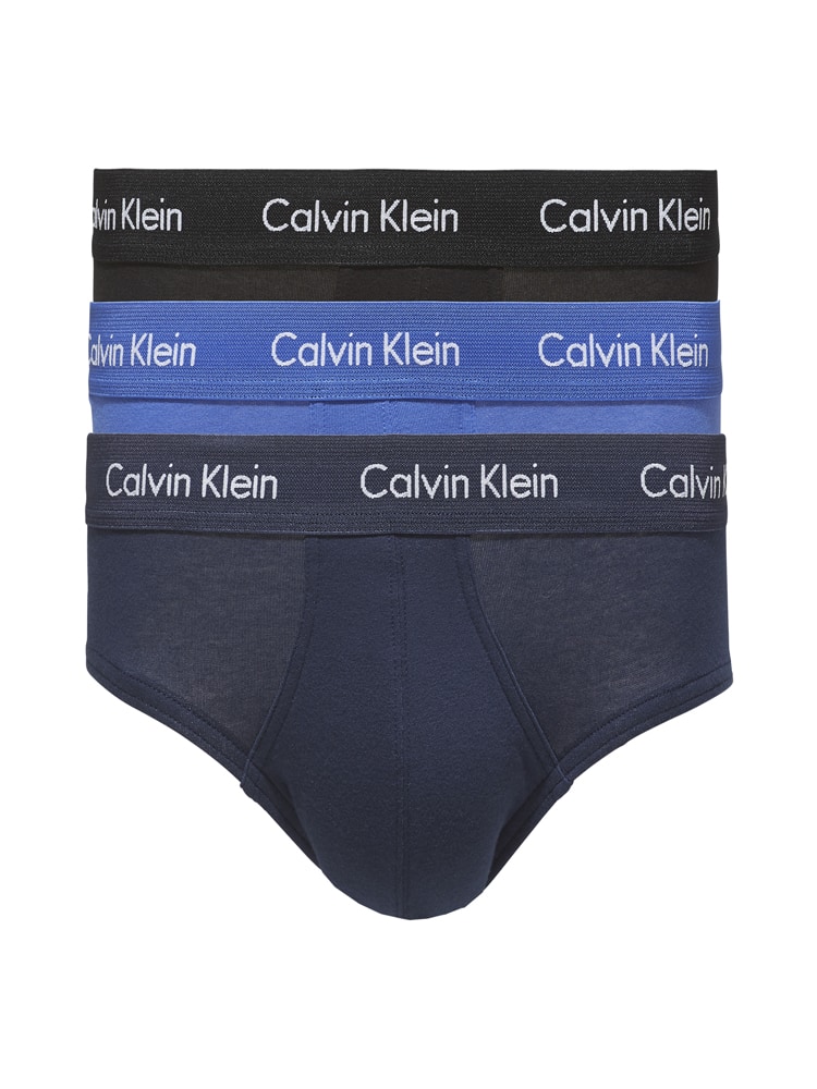 Calvin Klein 3p Hip Brief Cotton Stretch