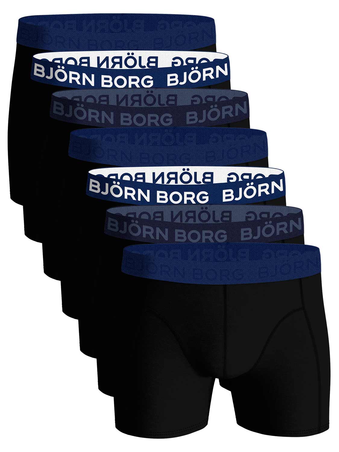 Björn Borg Cotton Stretch boxers - heren boxers normale lengte (7-pack) - multicolor - Maat: L