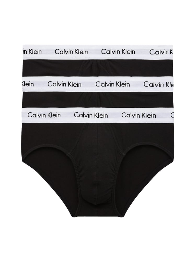 Calvin Klein - 3p Hip Brief - Cotton Stretch -