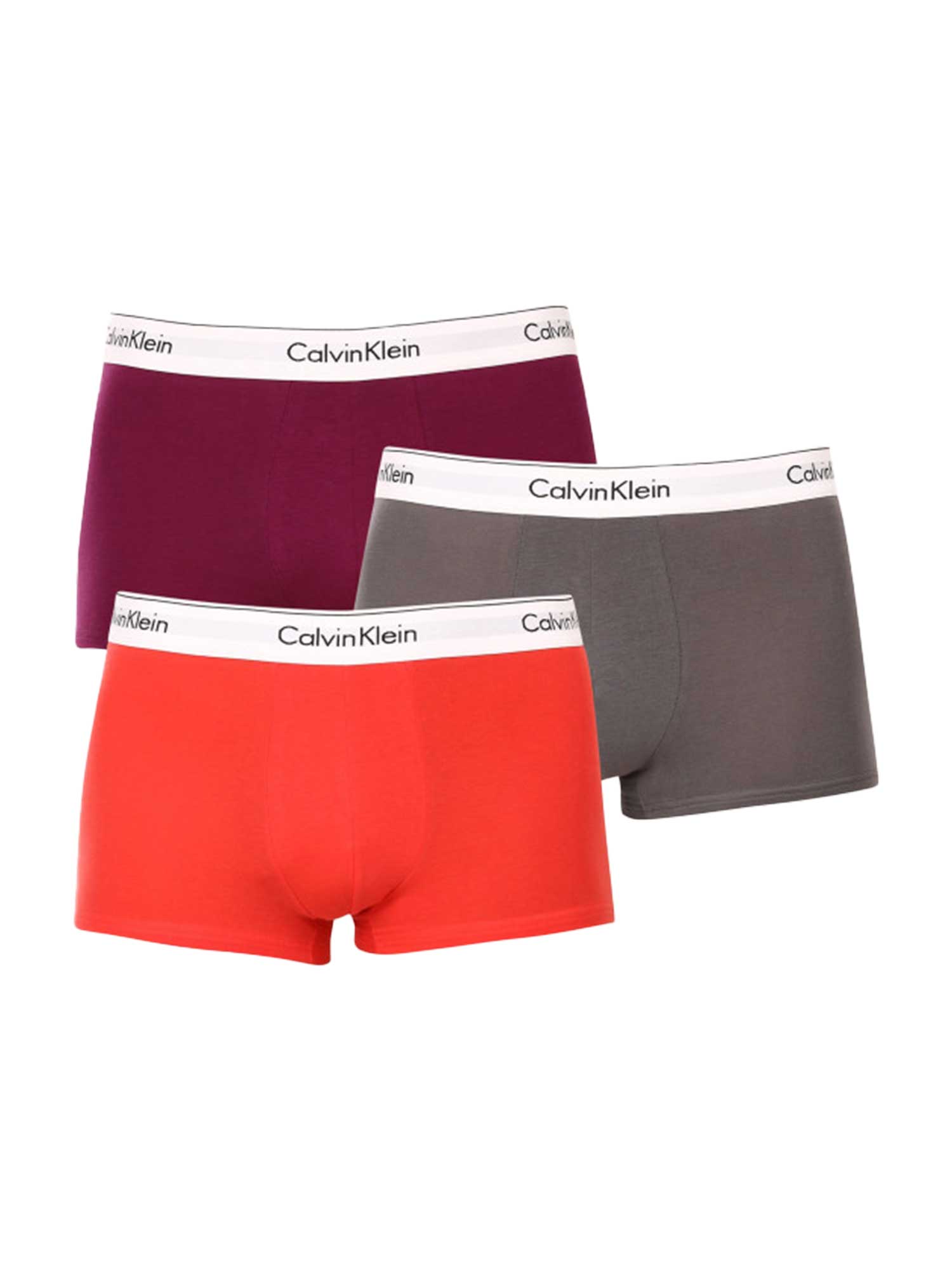Calvin Klein - 3p Trunk - Cotton Stretch -