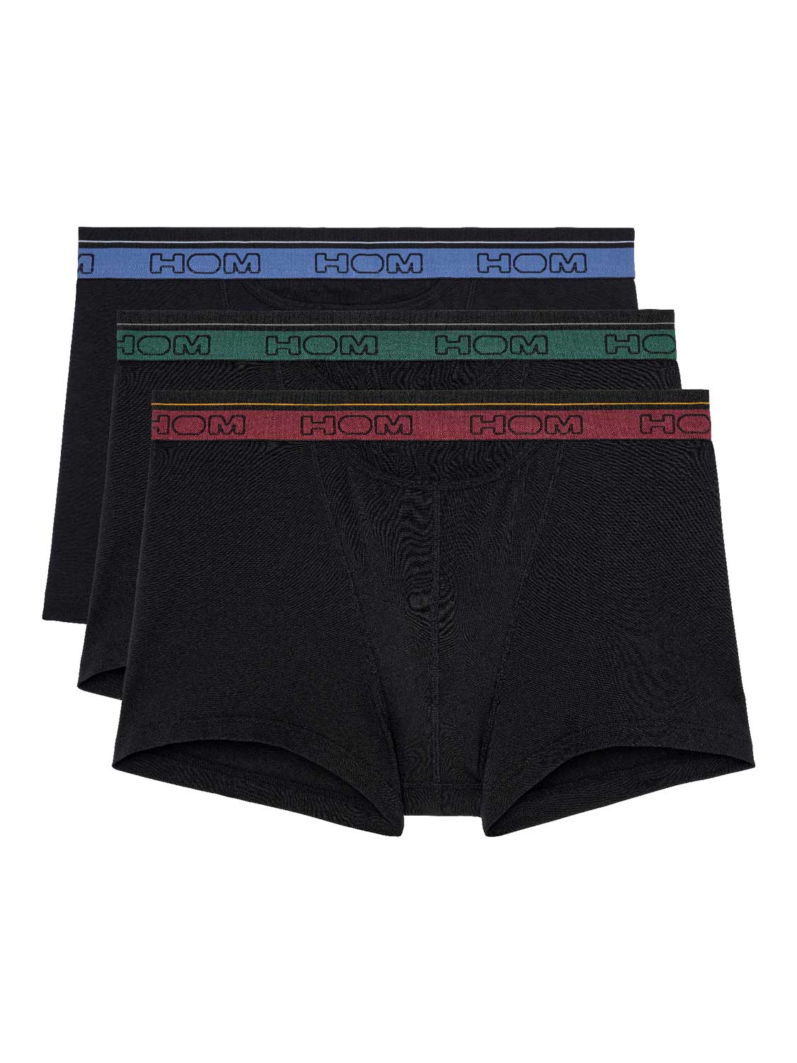 HOM - Tiago #2 Boxer Brief 3p H01 - Black/Black/Black - mannen - S
