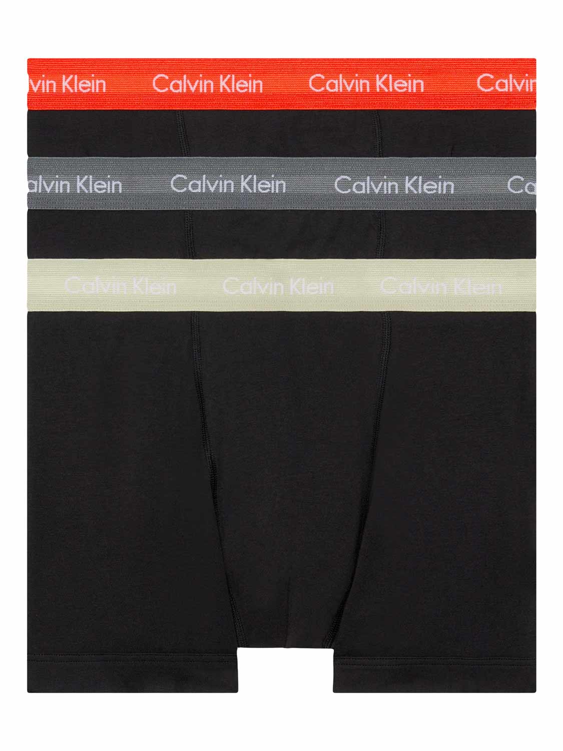 Calvin Klein - 3p Trunk - Cotton Stretch -