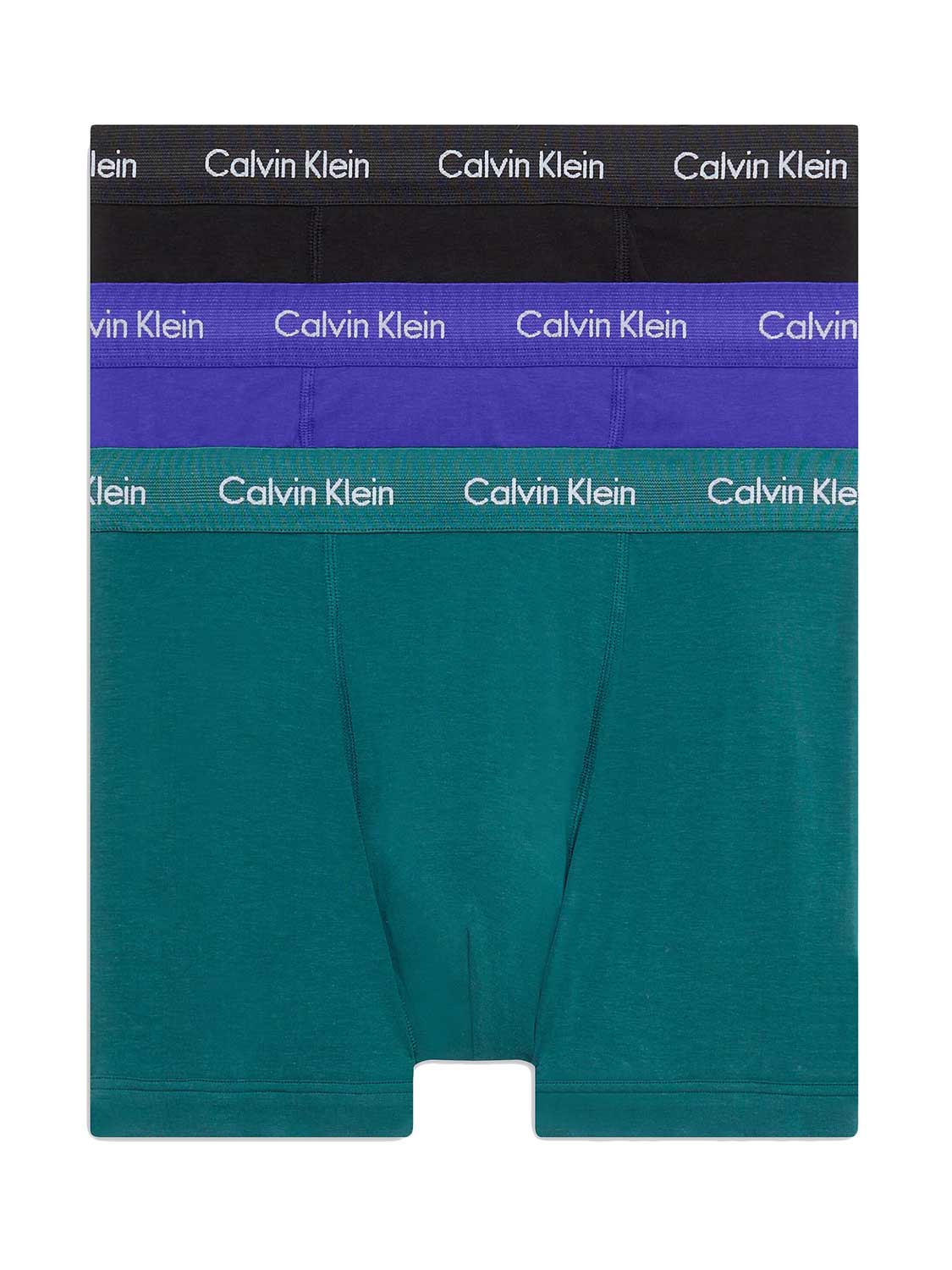 Calvin Klein - 3p Trunk - Cotton Stretch -