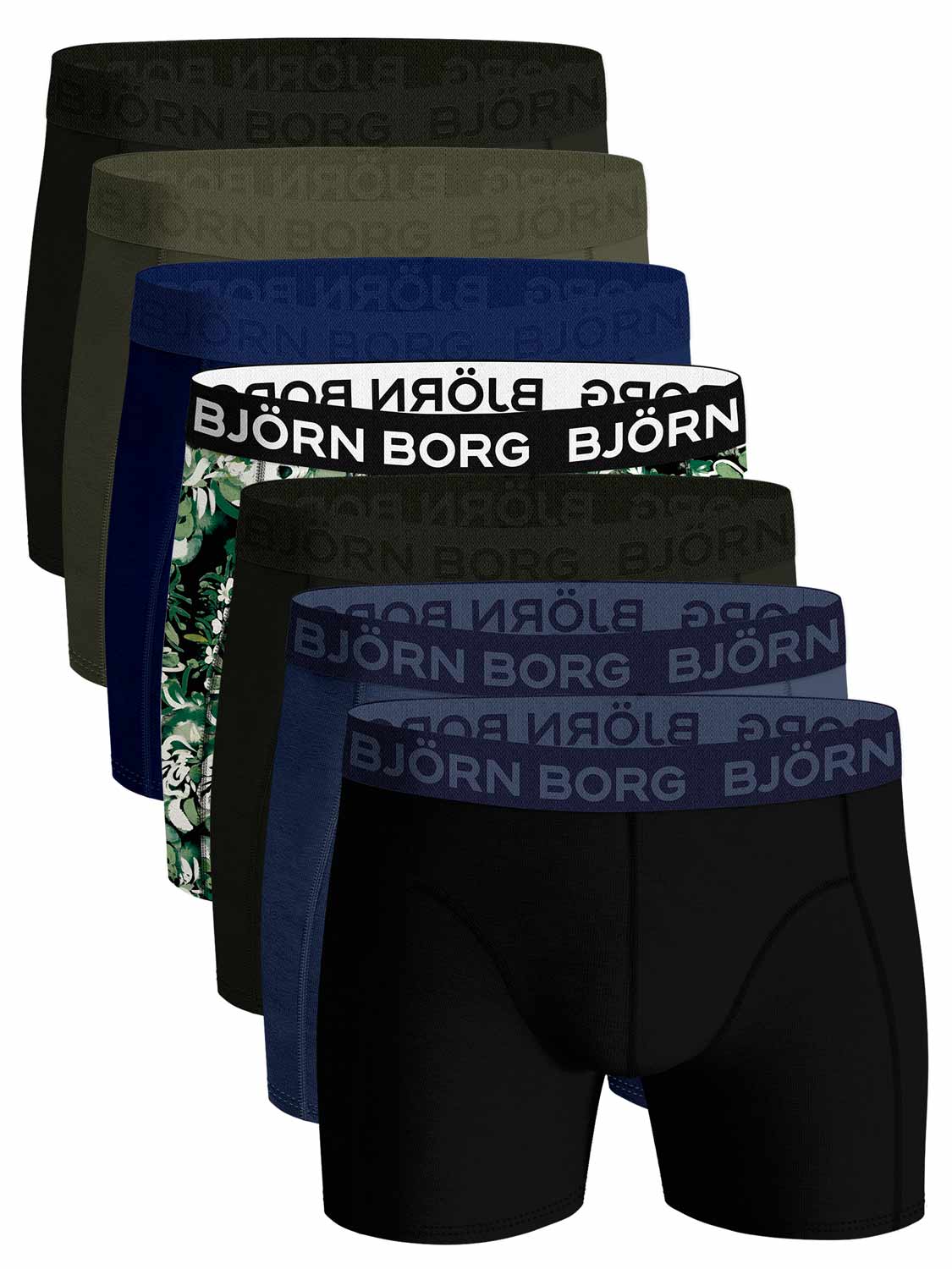 Björn Borg - 7 pack - Ess. Cotton Shorts -