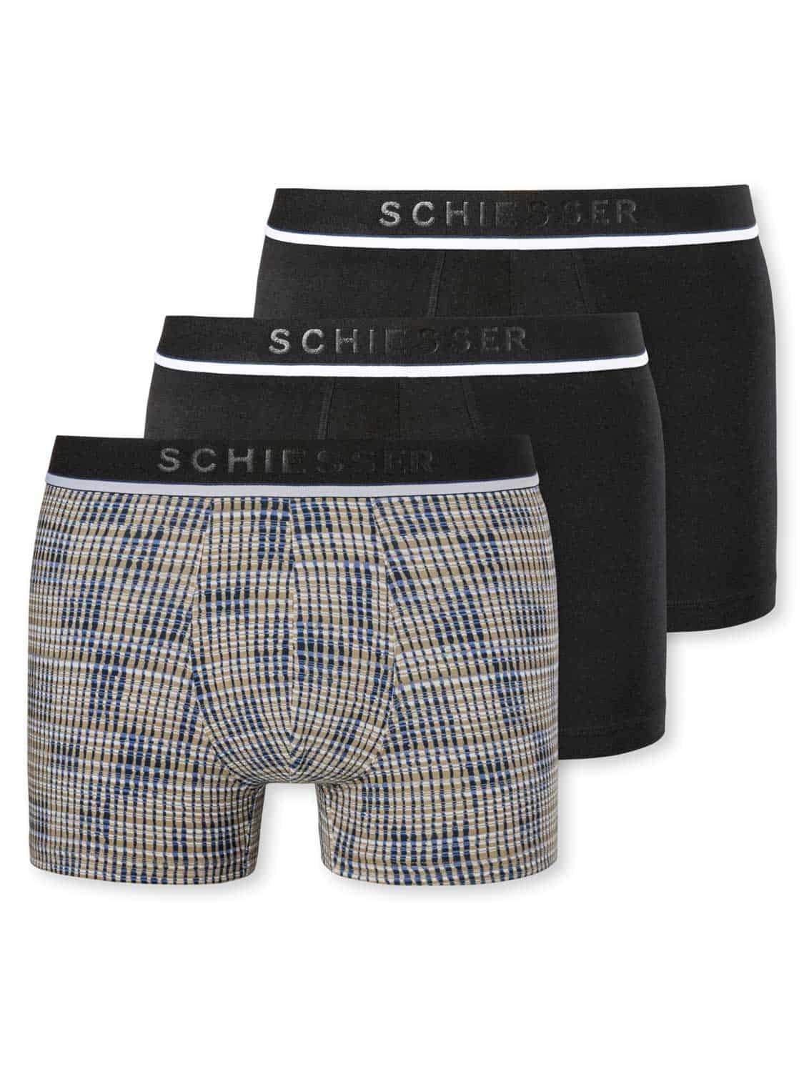 Schiesser - 95-5 - Shorts - 3 pack - zwart