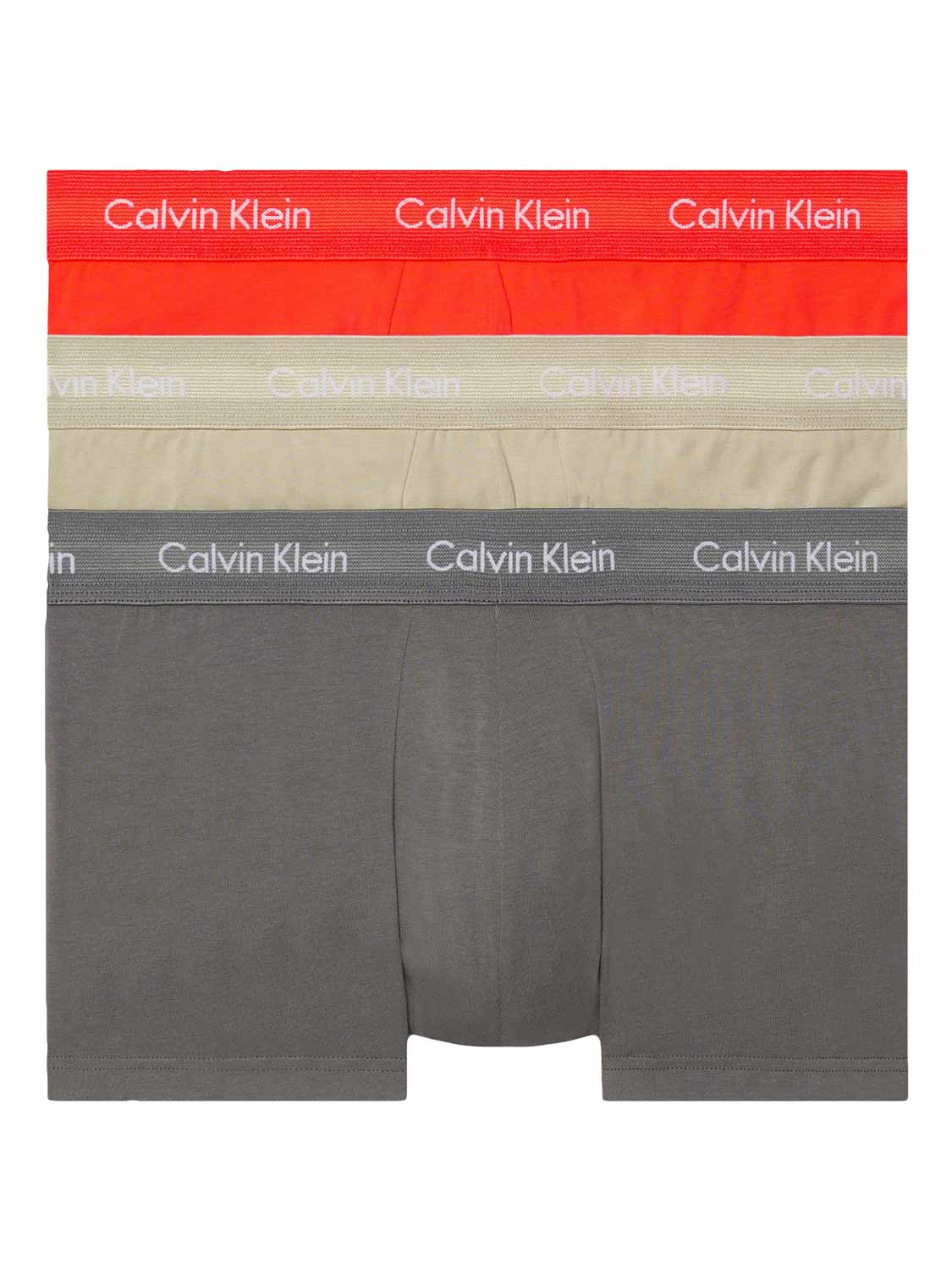 Calvin Klein 3p Low R. Trunk Cotton Stretch