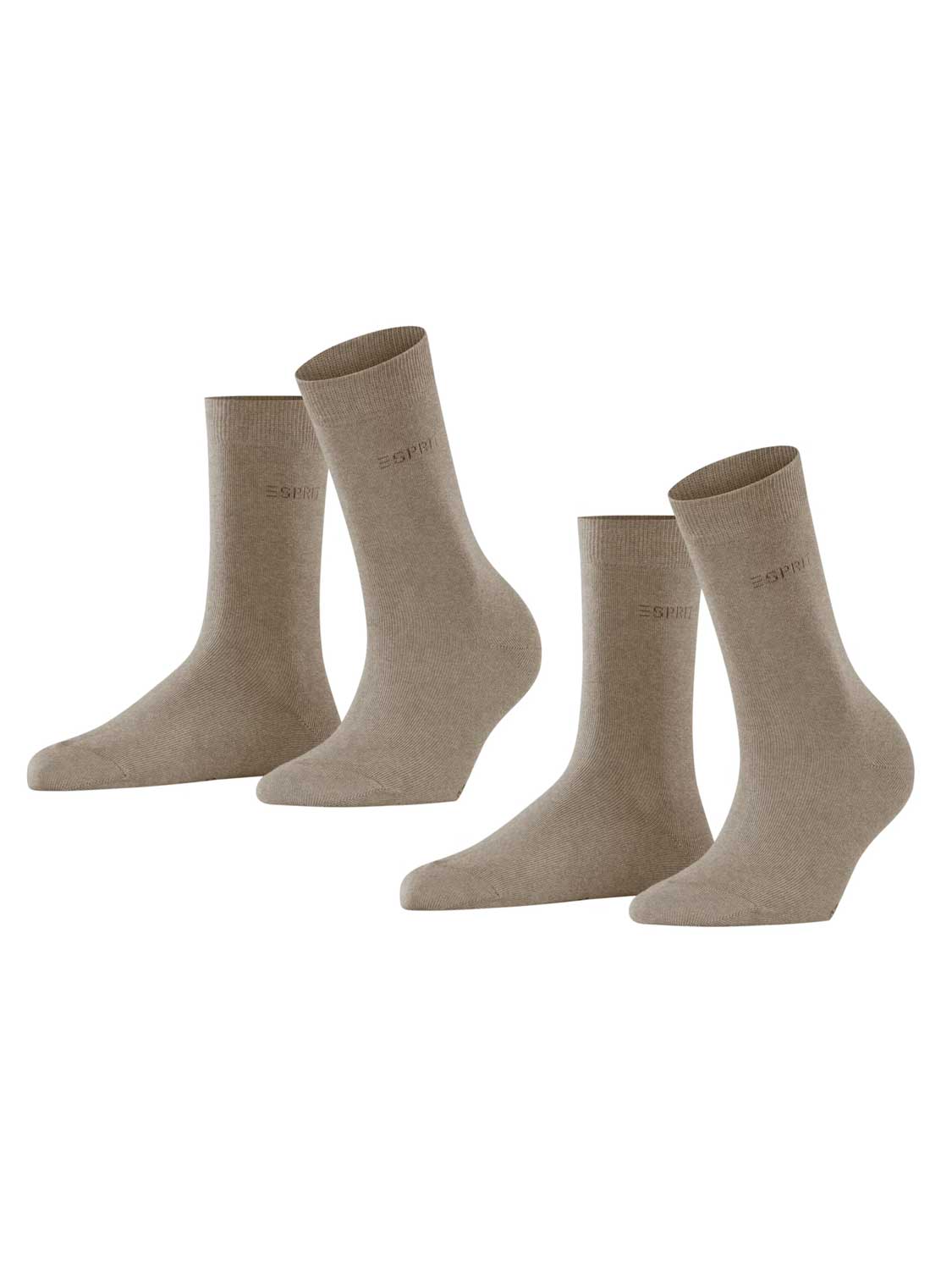 Esprit 2p Socks Uni Women bruin