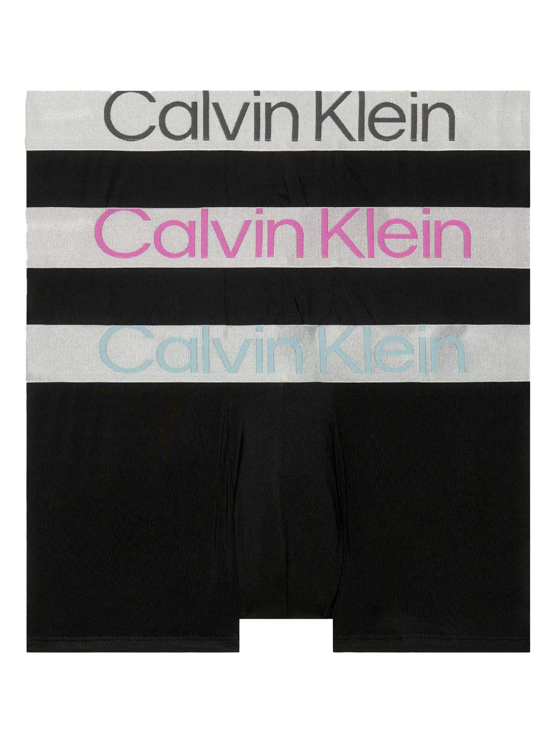 Calvin Klein 3p Low R. Trunk Steel Micro